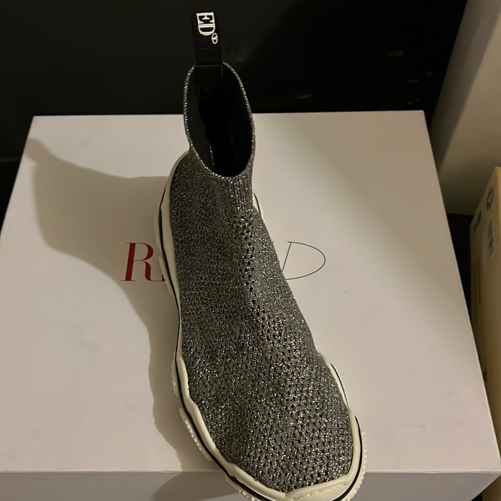 Red Valentino,sparkling grey 37 size.New with box